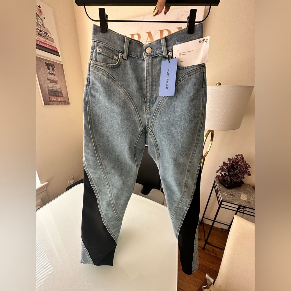 MUGLER x H&M vertical denim